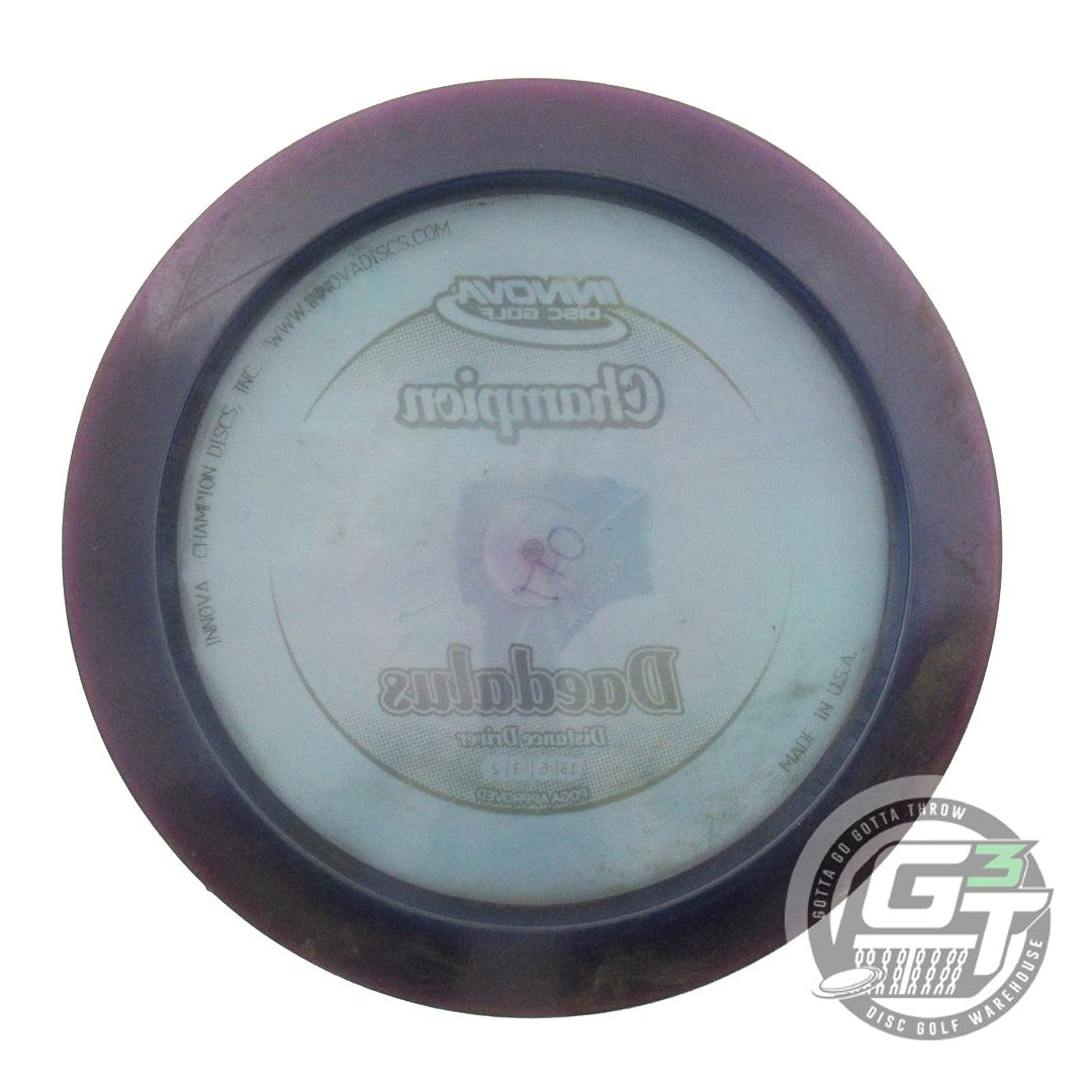 USED Innova Champion Daedalus 170g Purple Gold Foil Distance Driver Golf Disc