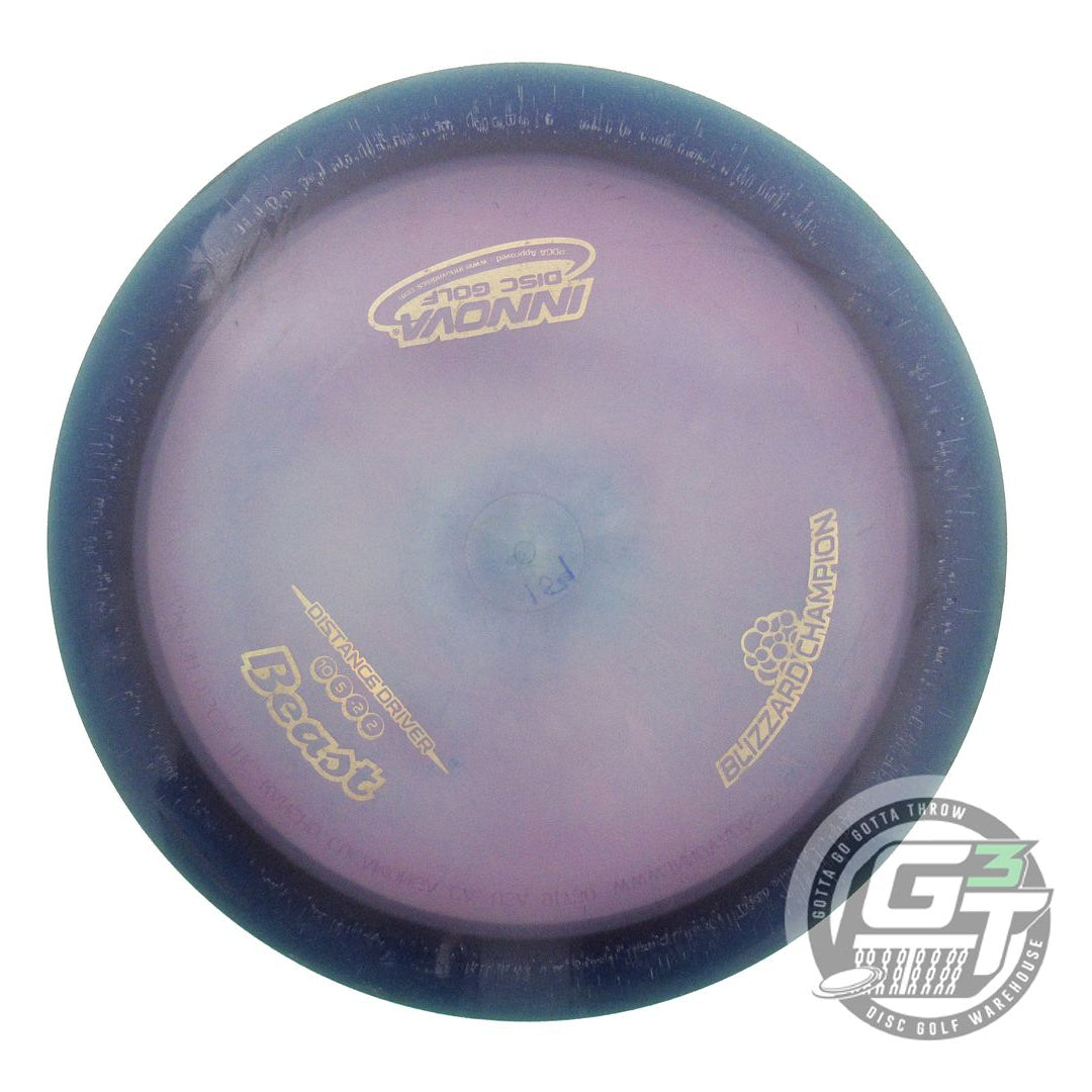USED Innova Blizzard Beast 159g Purple Gold Holo Foil Distance Driver Golf Disc