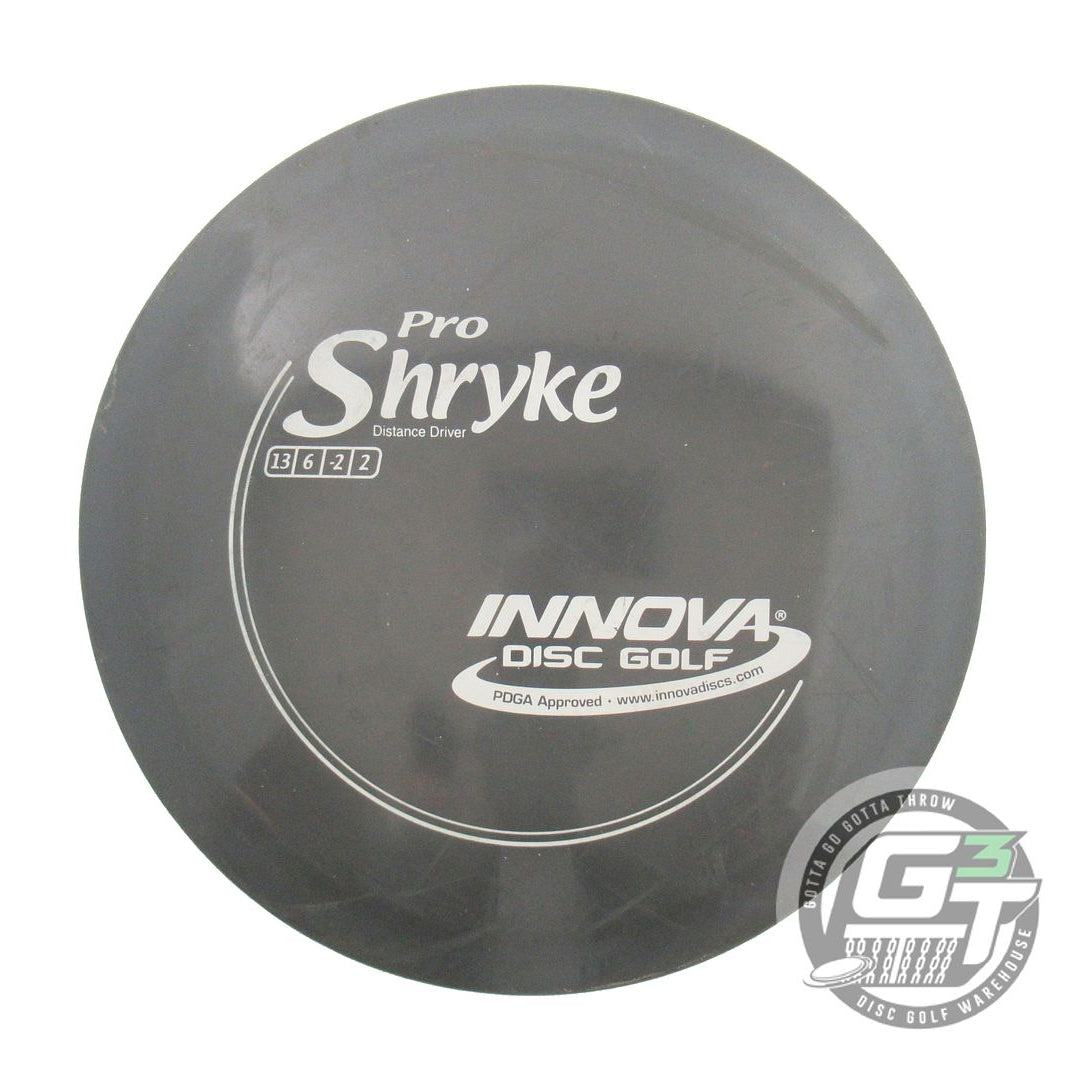 USED Innova Pro Shryke 176g Dark Gray White Stamp Distance Driver Golf Disc