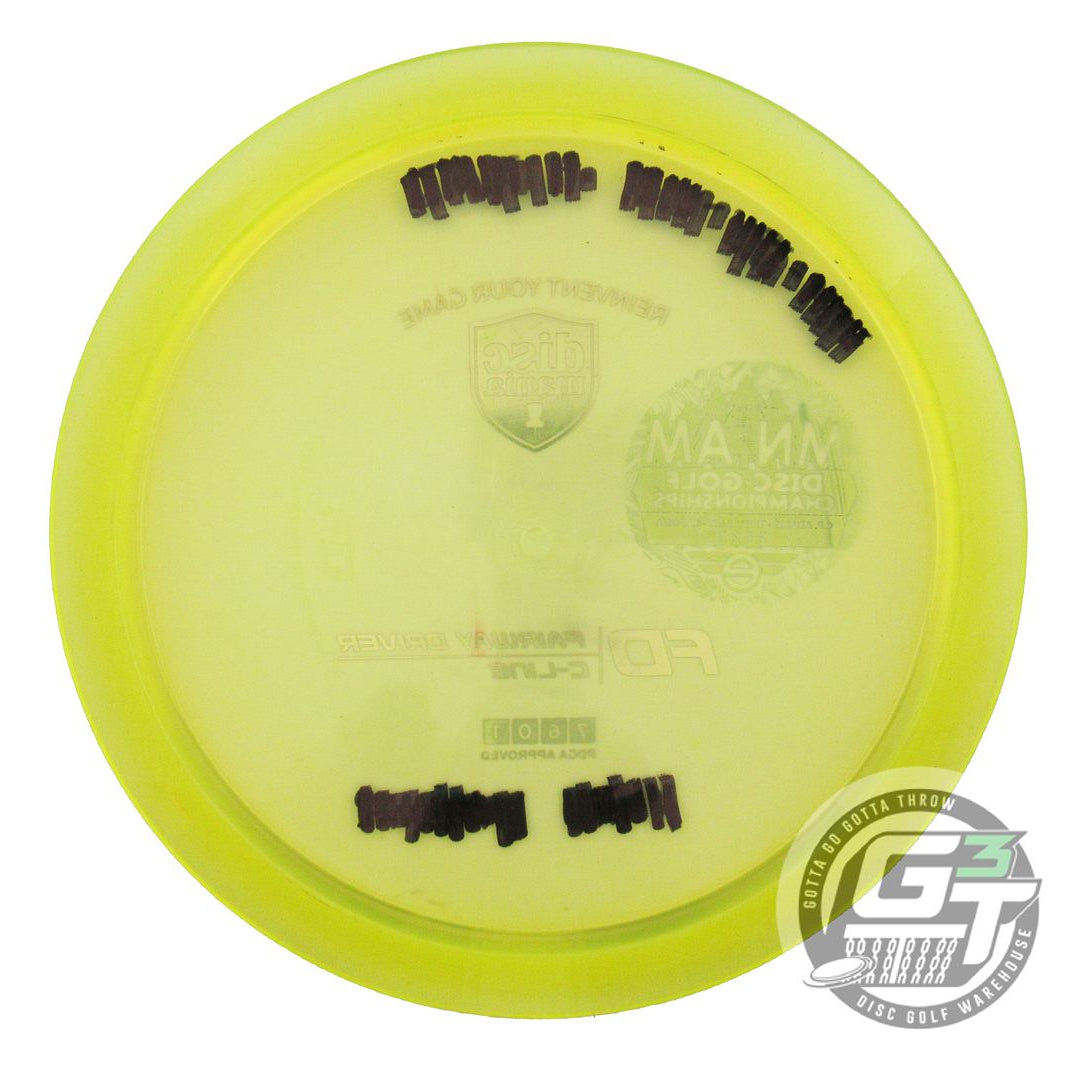 USED DiscMania C-Line FD 174g Yellow Red Foil Fairway Driver Golf Disc