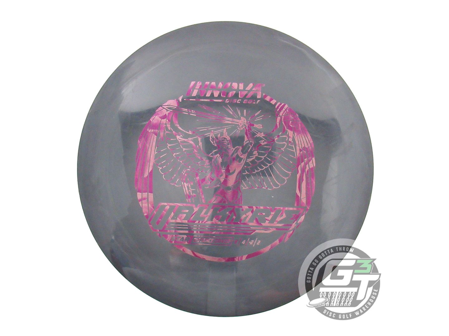 USED Innova Star Valkyrie 170g Dark Gray Purple Rose Foil Distance Driver Disc