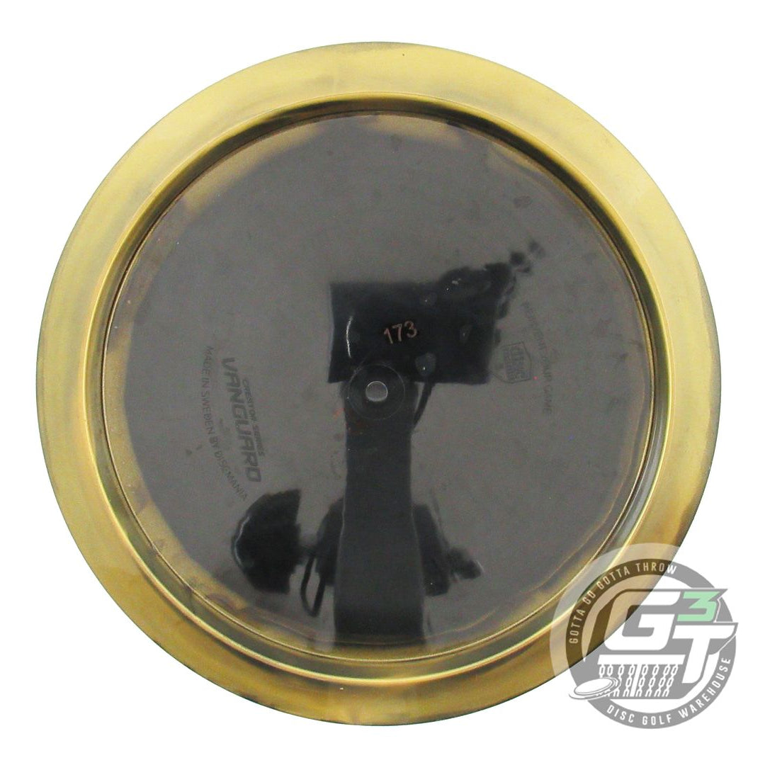 USED DiscMania Golden Horizon S-Line Vanguard 173g Gold-Black Driver Golf Disc