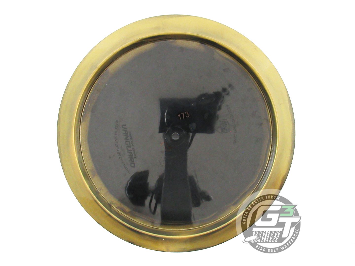 USED DiscMania Golden Horizon S-Line Vanguard 173g Gold-Black Driver Golf Disc
