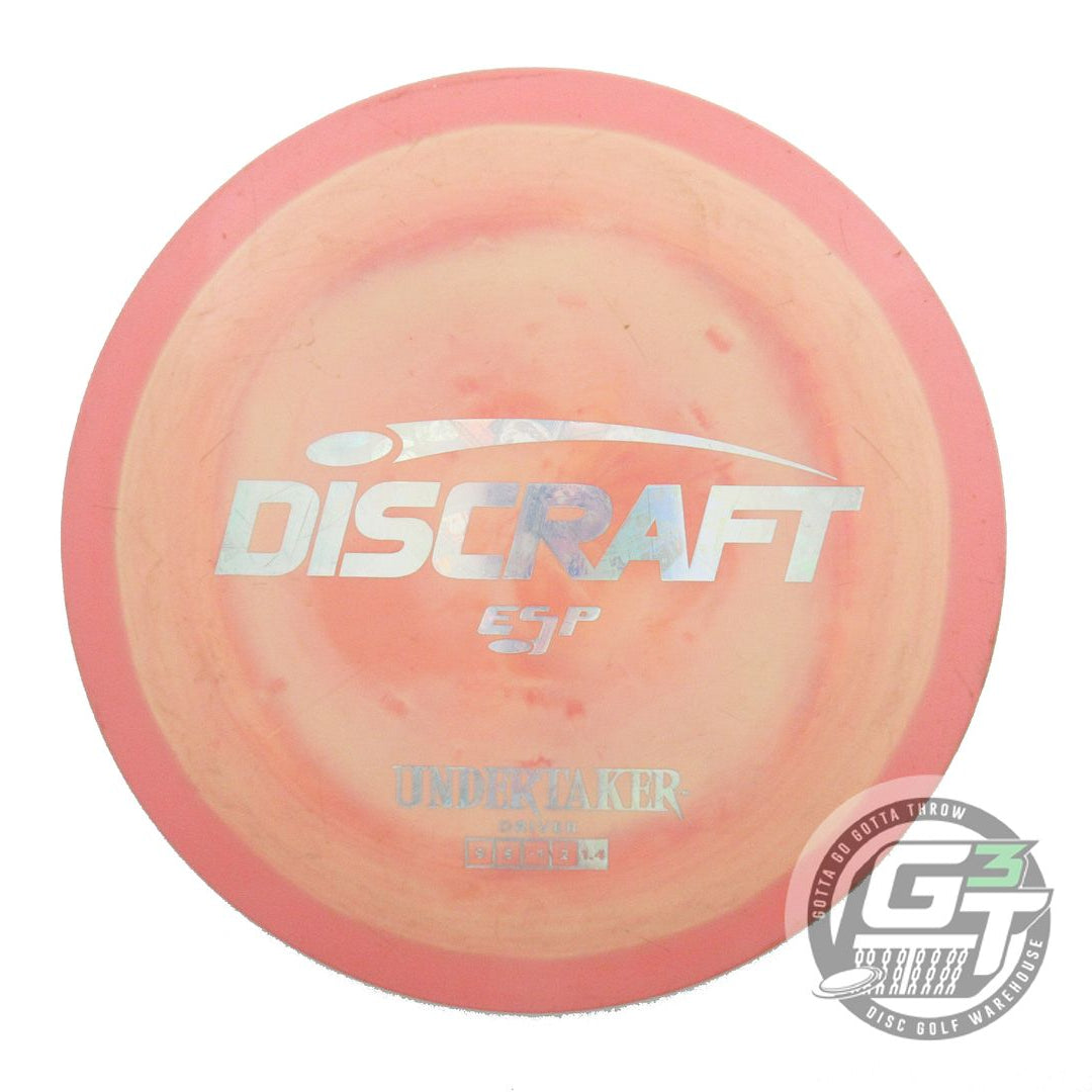 USED Discraft ESP Undertaker 174g Pink-Peach Money Foil Distance Driver Disc