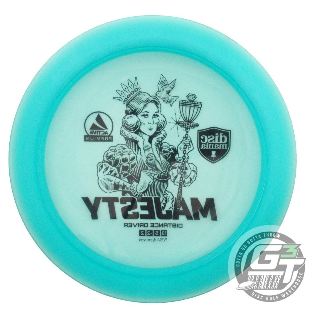 USED DiscMania Active Premium Majesty 171g Teal Black Stamp Distance Driver Disc