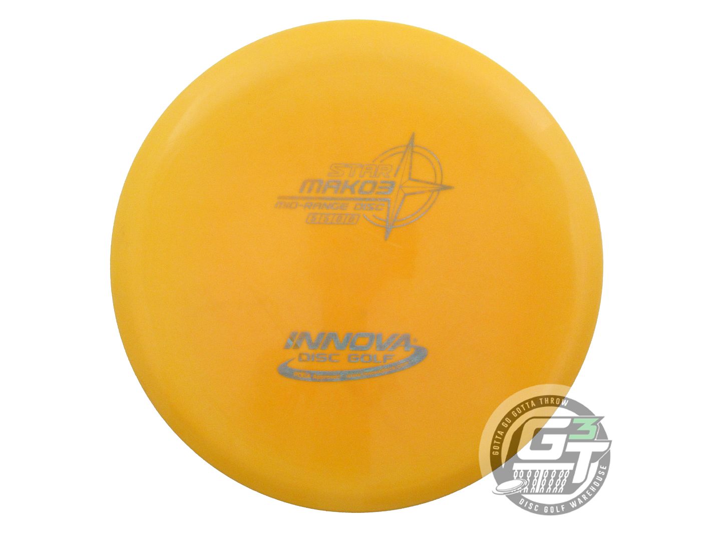 USED Innova Star Mako3 173g Marigold Teal Shatter Foil Midrange Golf Disc