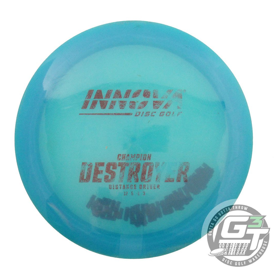 USED Innova Champion Destroyer 175g Blue Red Foil Distance Driver Golf Disc