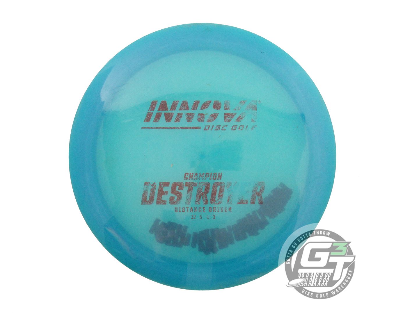 USED Innova Champion Destroyer 175g Blue Red Foil Distance Driver Golf Disc