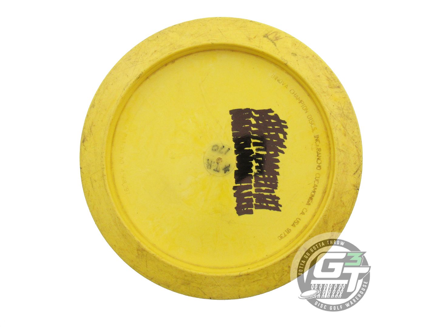 USED Innova Star Teerex 170g Yellow Green Foil OOP Distance Driver Golf Disc