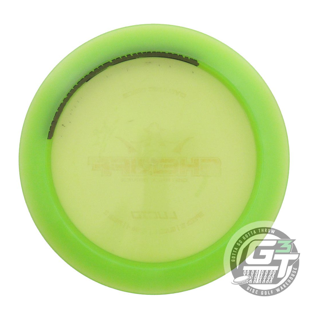 USED Dynamic Discs Lucid Sheriff 173g Lime Wiped Stamp Distance Driver Golf Disc