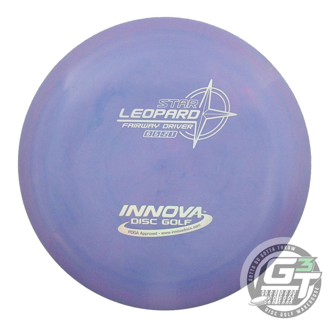 USED Innova Star Leopard 175g Purple Silver Holo Foil Fairway Driver Golf Disc