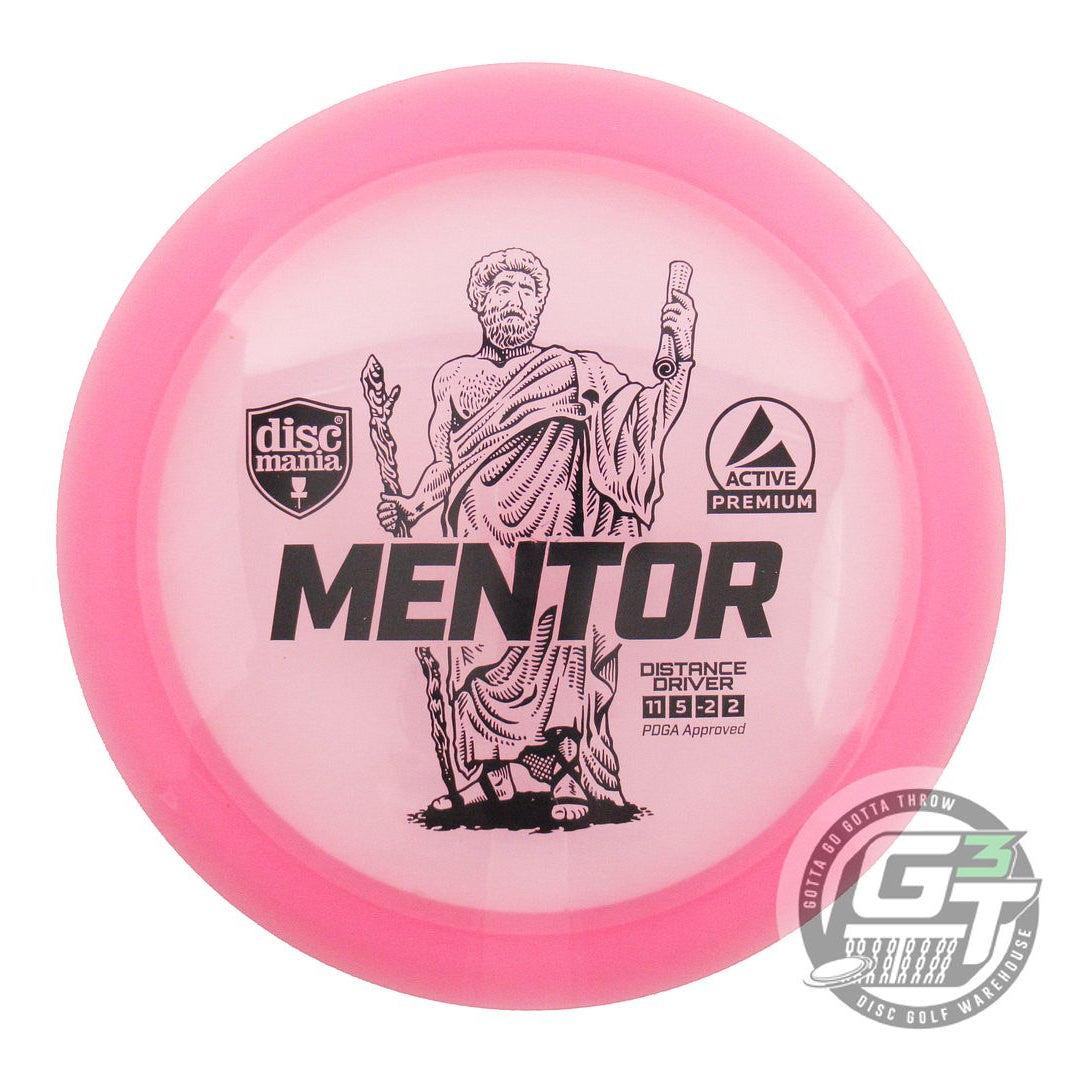 USED DiscMania Active Premium Mentor 171g Pink Black Stamp Distance Driver Disc