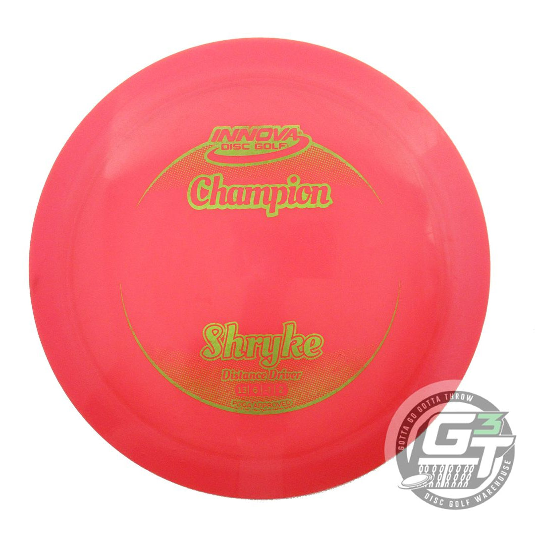 USED Innova Champion Shryke 170g Pink Lime Foil Distance Driver Golf Disc