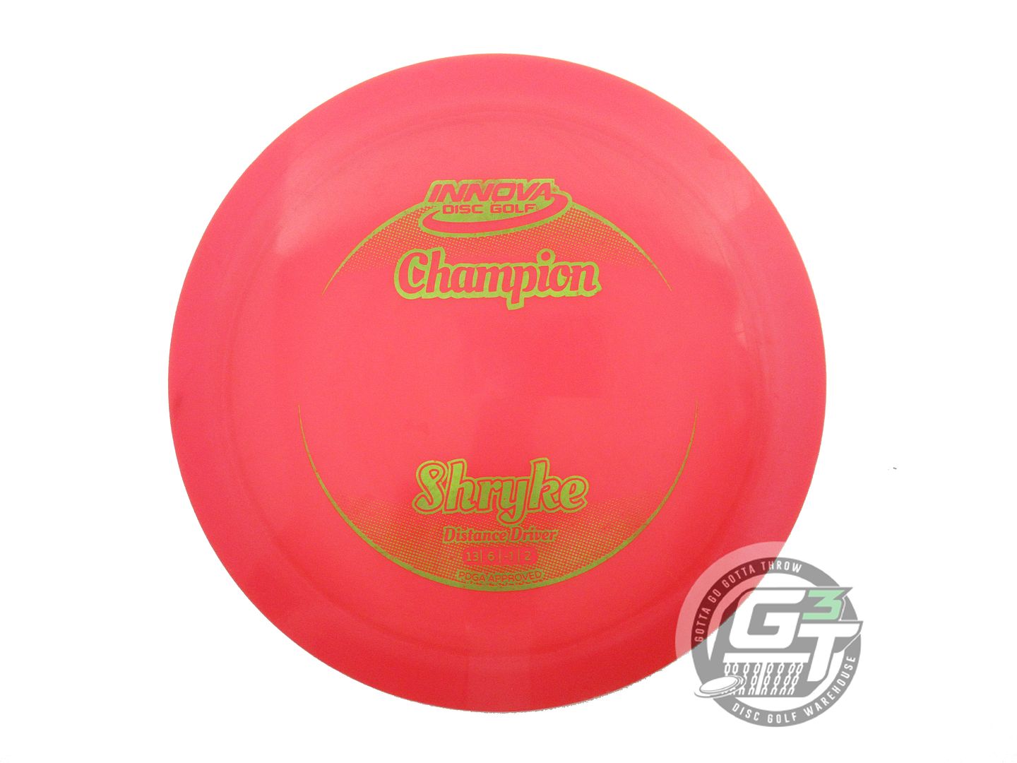 USED Innova Champion Shryke 170g Pink Lime Foil Distance Driver Golf Disc