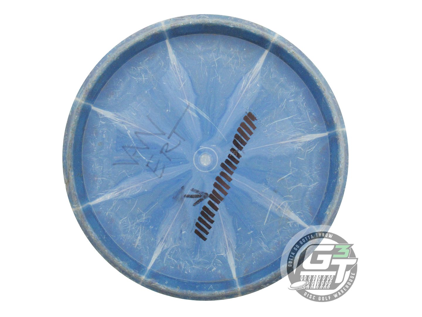 USED Latitude 64 Retro Burst Fuse 176g Blue Black Stamp Midrange Golf Disc