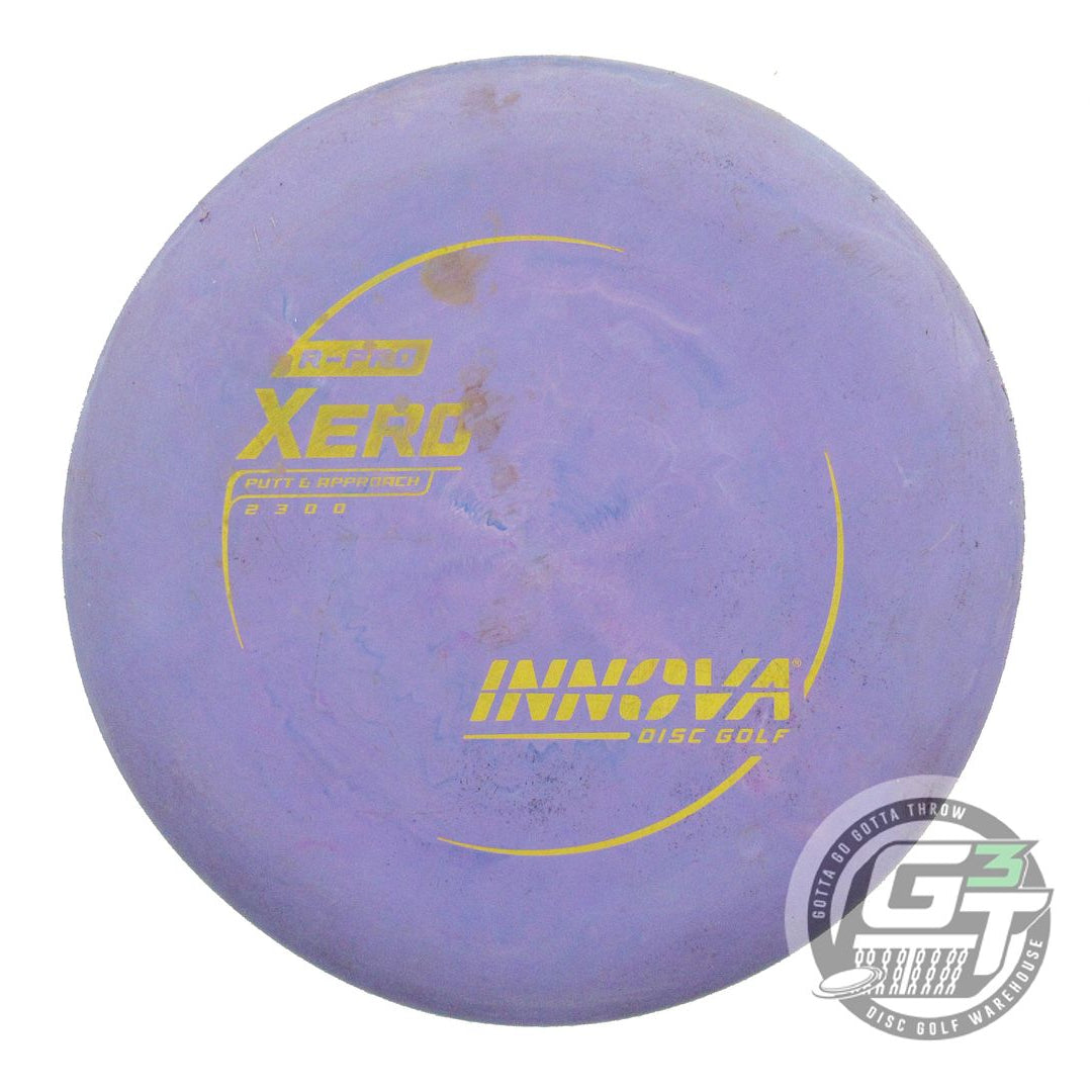 USED Innova R-Pro Xero 173g Purple Yellow Stamp Putter Golf Disc