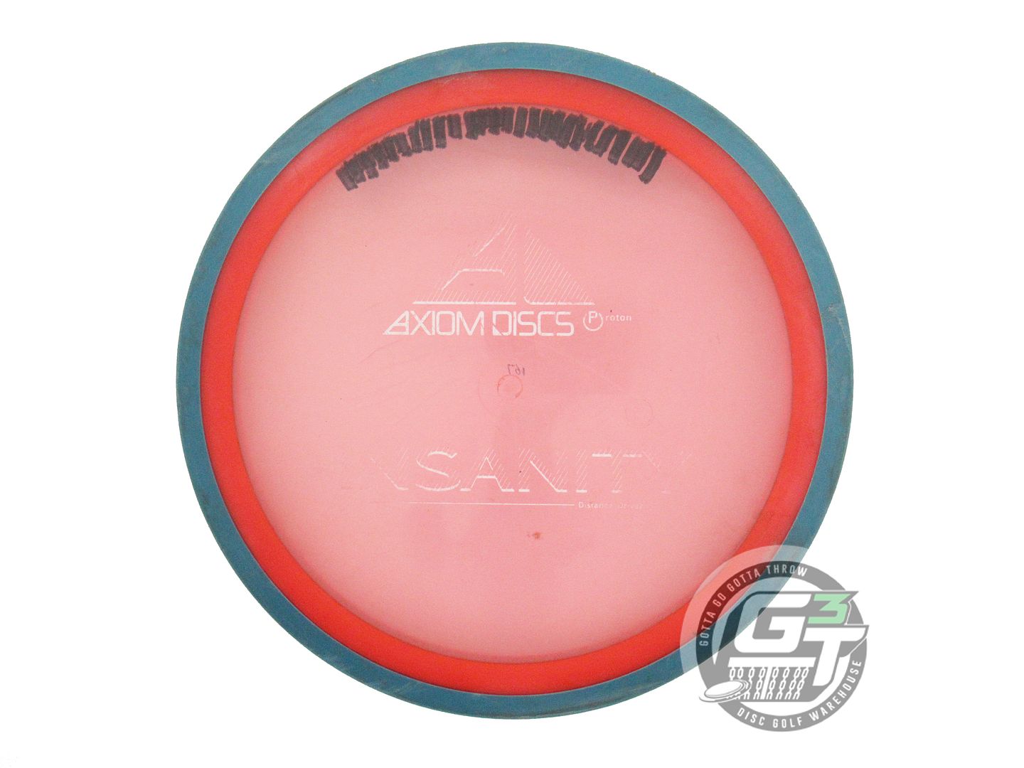 USED Axiom Discs Proton Insanity 167g Pink Blue Rim Distance Driver Golf Disc