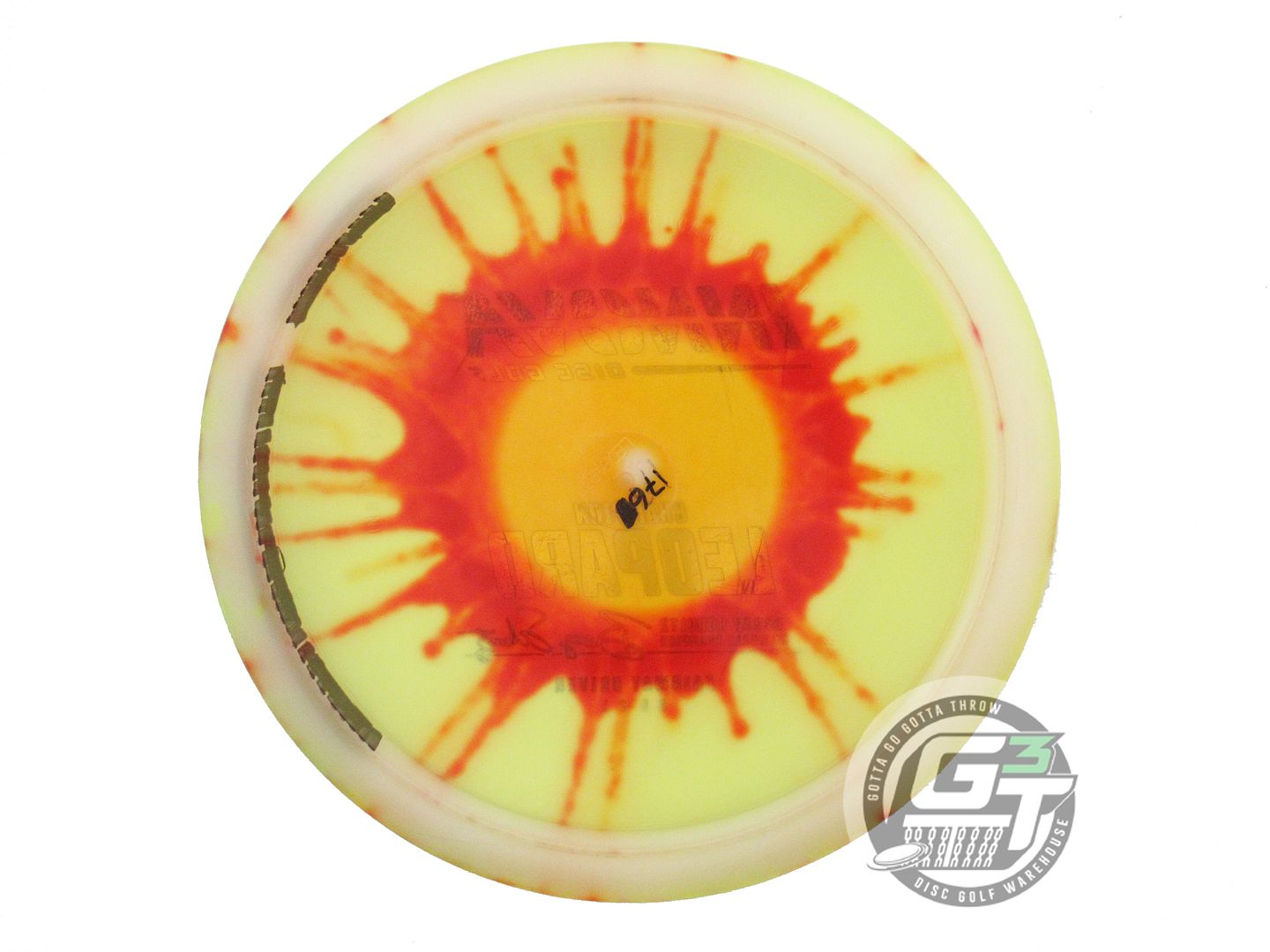 USED Innova I-DYE Champion Leopard 176g Yellow Burst Fairway Driver Golf Disc