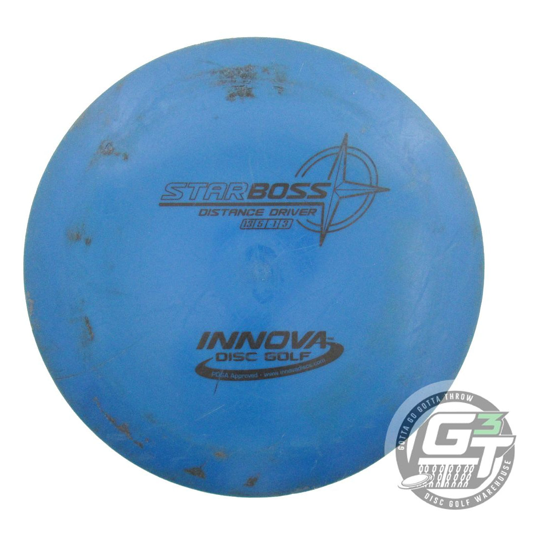 USED Innova Star Boss 175g Blue Black Stamp Distance Driver Golf Disc
