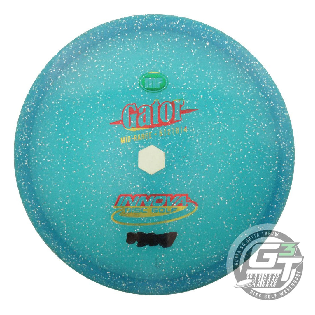 USED Innova Metal Flake Champion Gator 167g Teal Rasta Foil Midrange Golf Disc