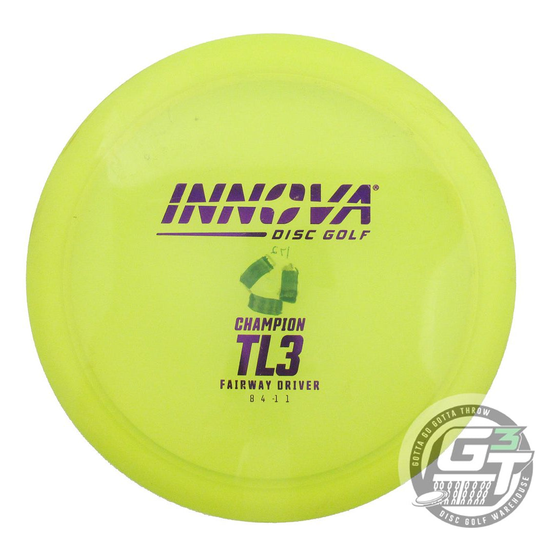 USED Innova Champion TL3 172g Yellow Purple Foil Fairway Driver Golf Disc