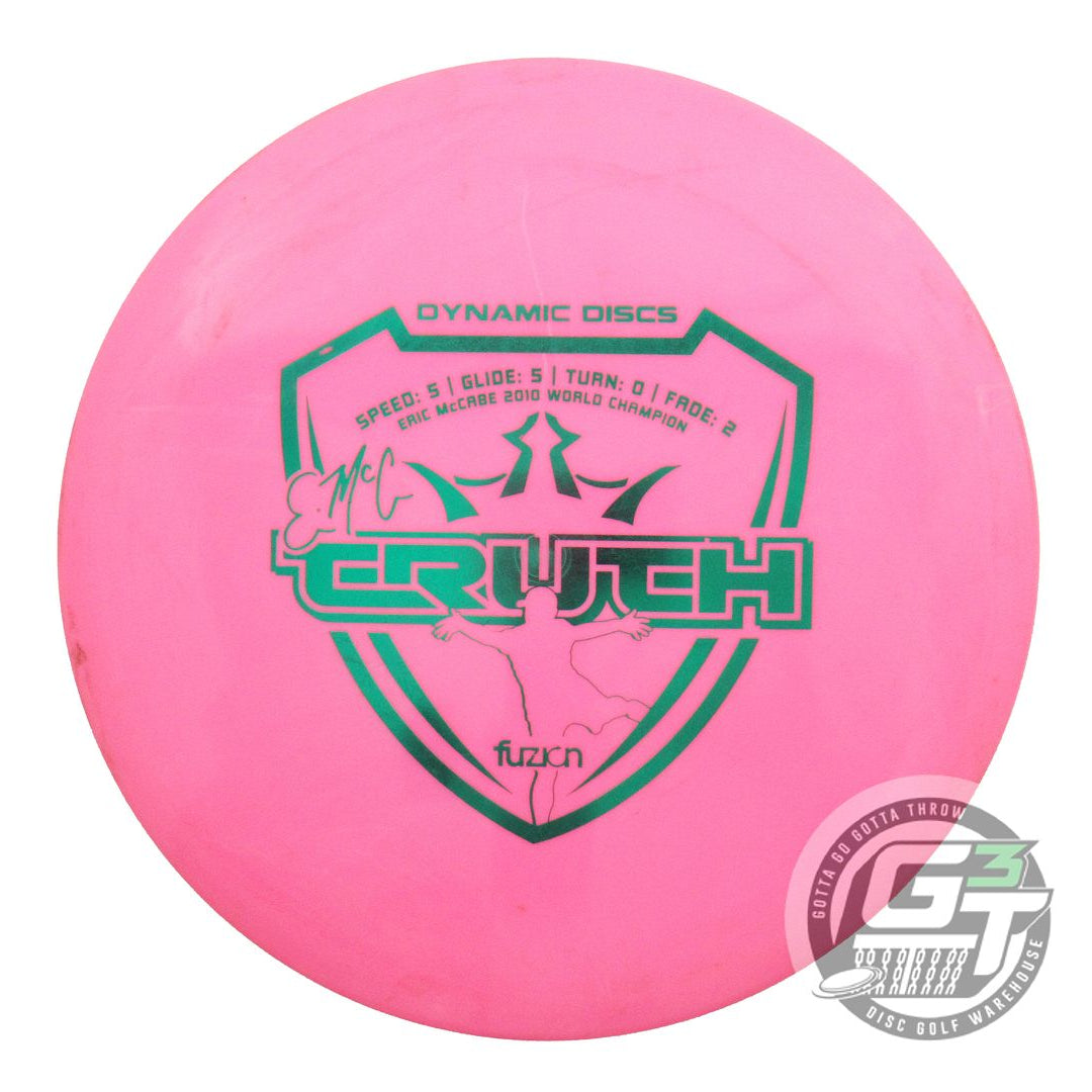 USED Dynamic Discs Fuzion EMAC Truth 179g Pink Green Foil Midrange Golf Disc