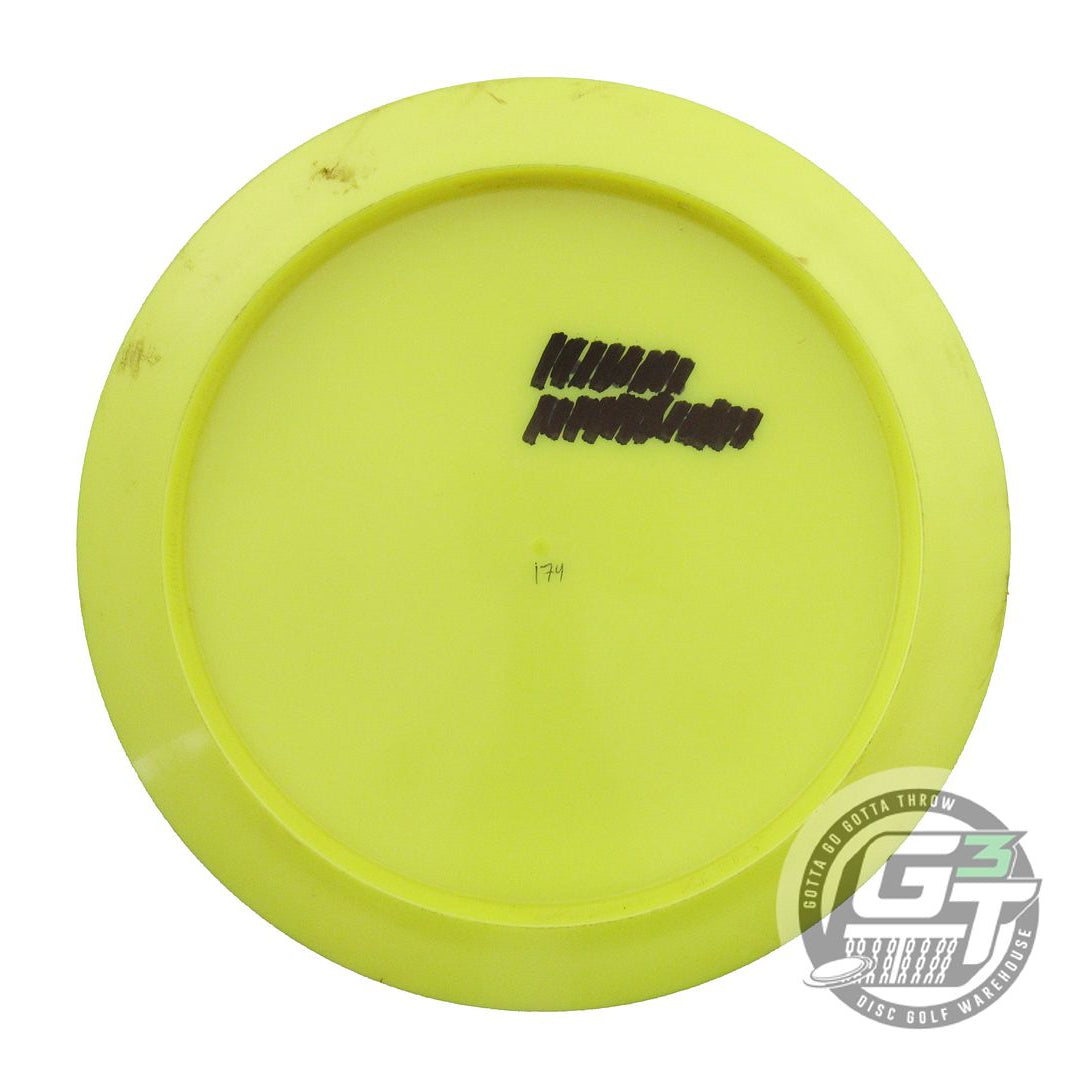 USED Discraft Big Z Zeus 174g Yellow Wiped Stamp Distance Driver Golf Disc