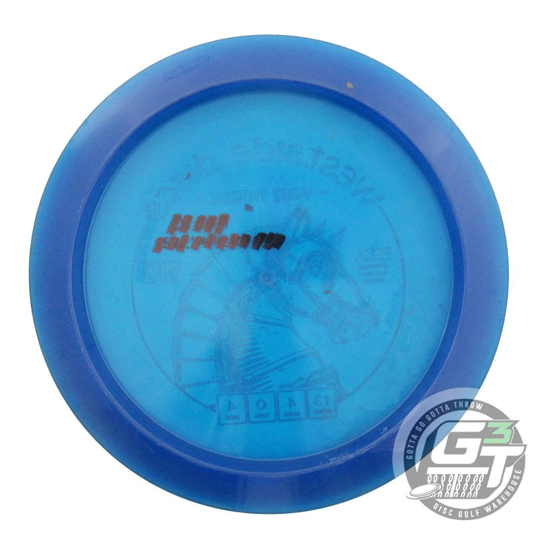 USED Westside Discs VIP War Horse 173g Blue Orange Foil Distance Driver Disc