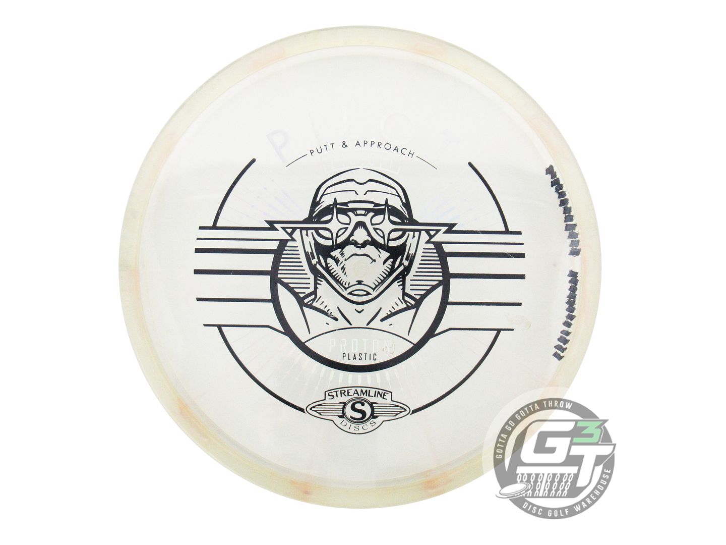 USED Streamline Discs Proton Pilot 174g Clear Putter Golf Disc