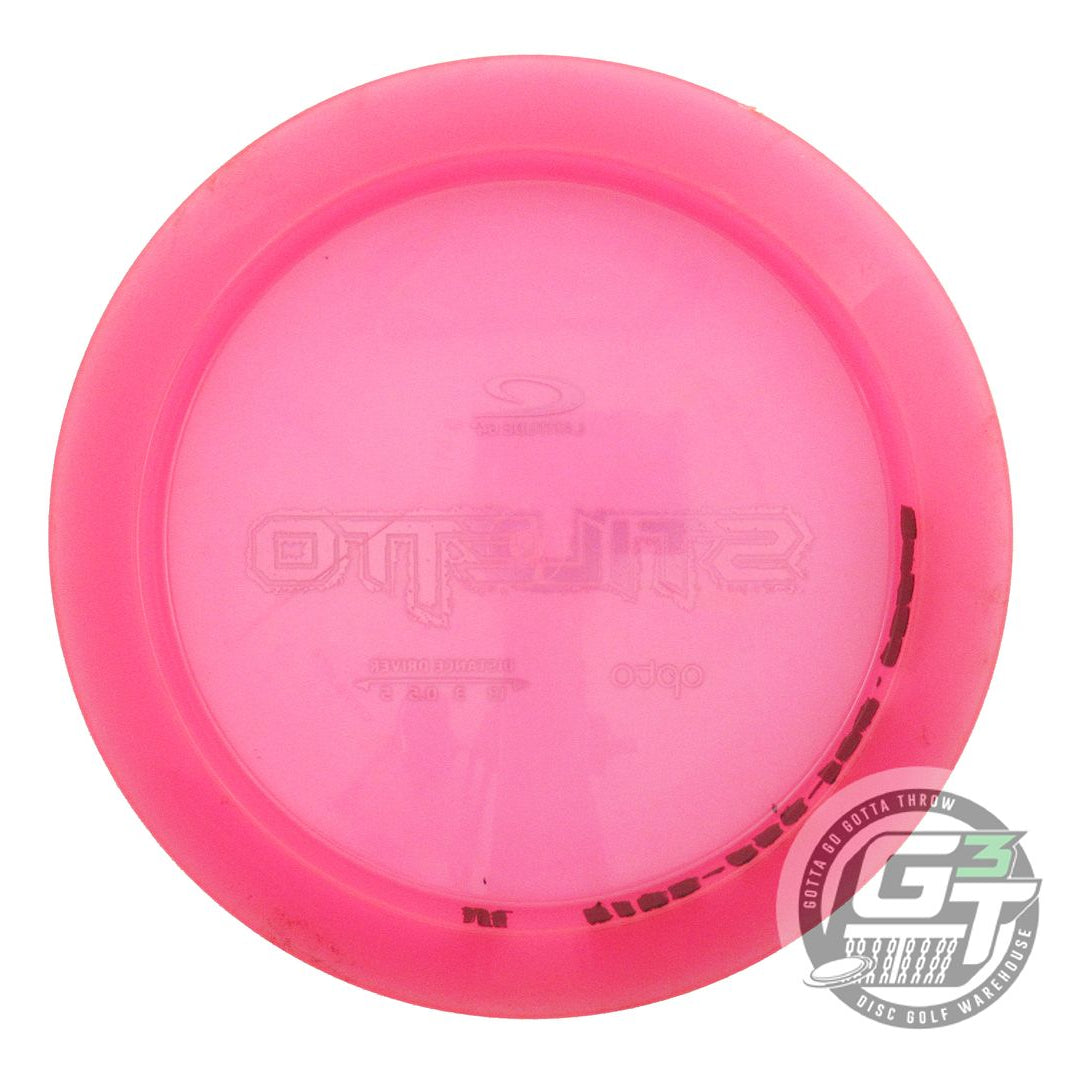 USED Latitude 64 Opto Stiletto 174g Pink Green Foil Distance Driver Golf Disc