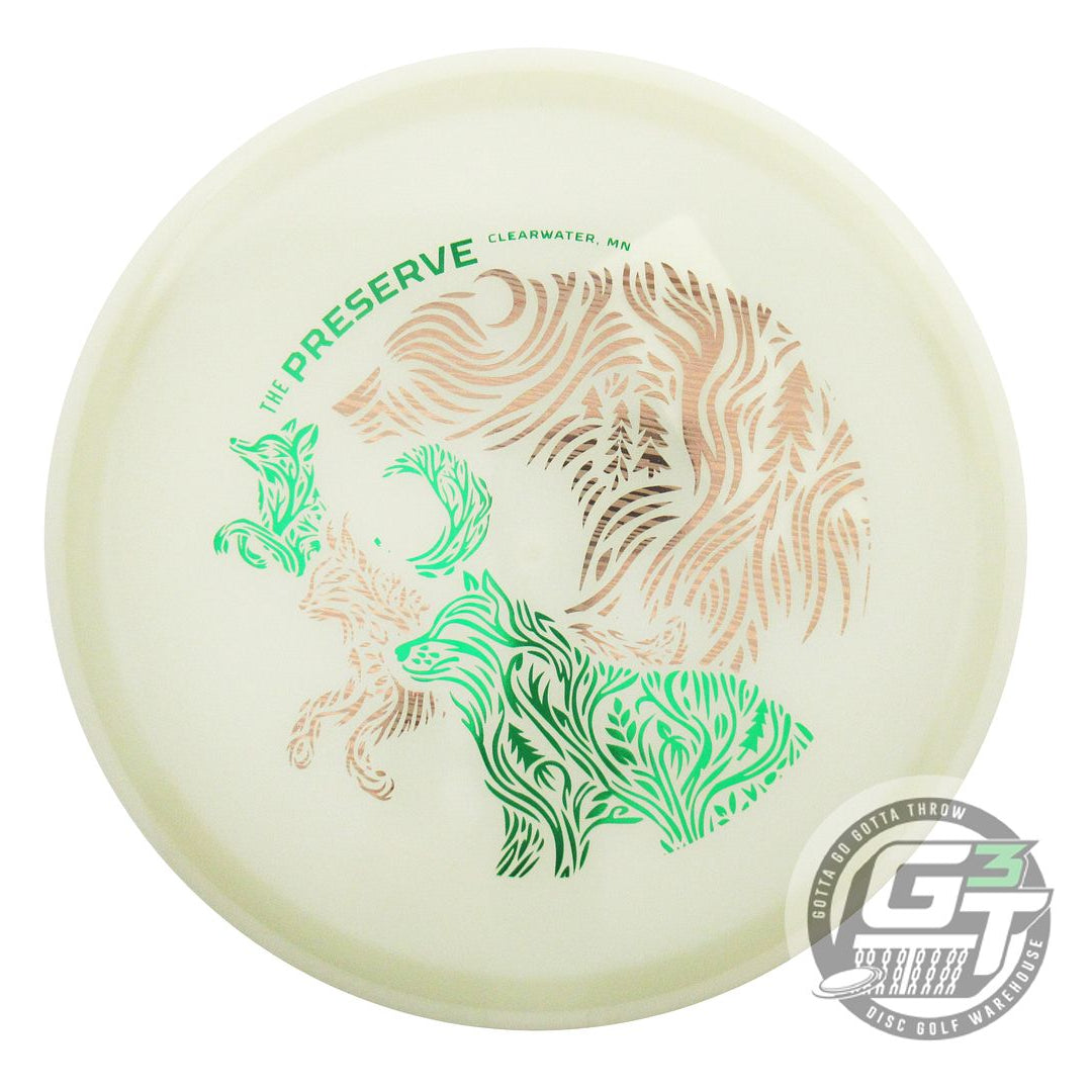 Axiom Limited Edition The Preserve Wilderness Stamp Total Eclipse Glow Proton Hex Midrange Golf Disc (Individually Listed)