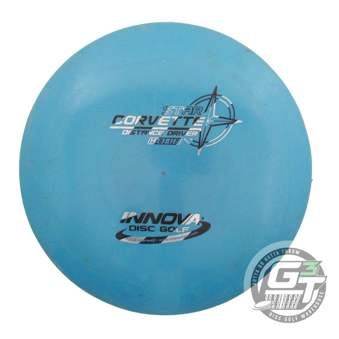 USED Innova Star Corvette 171g Blue Zebra Foil Distance Driver Golf Disc