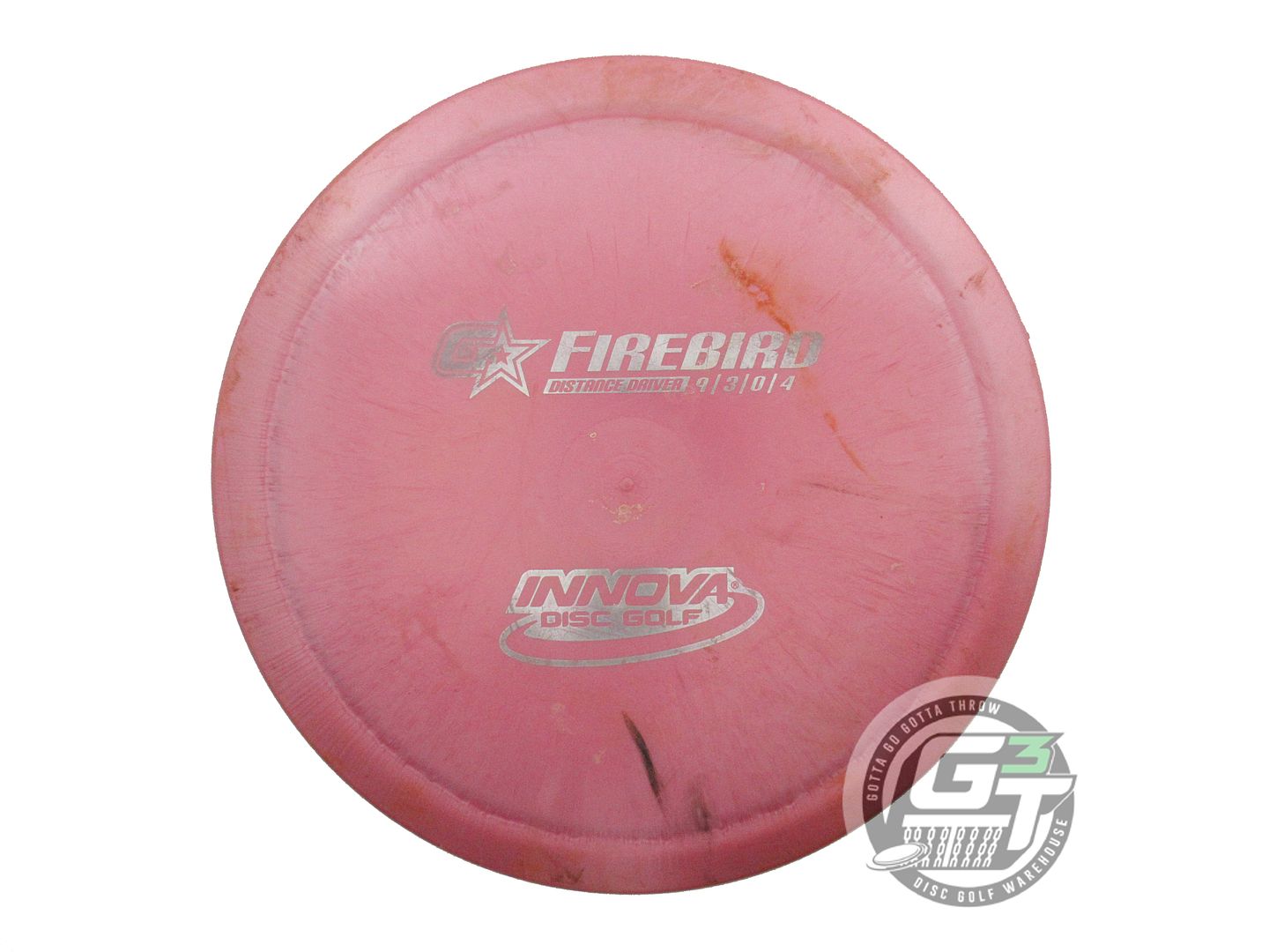USED Innova GStar Firebird 174g Pink Silver Foil Distance Driver Golf Disc