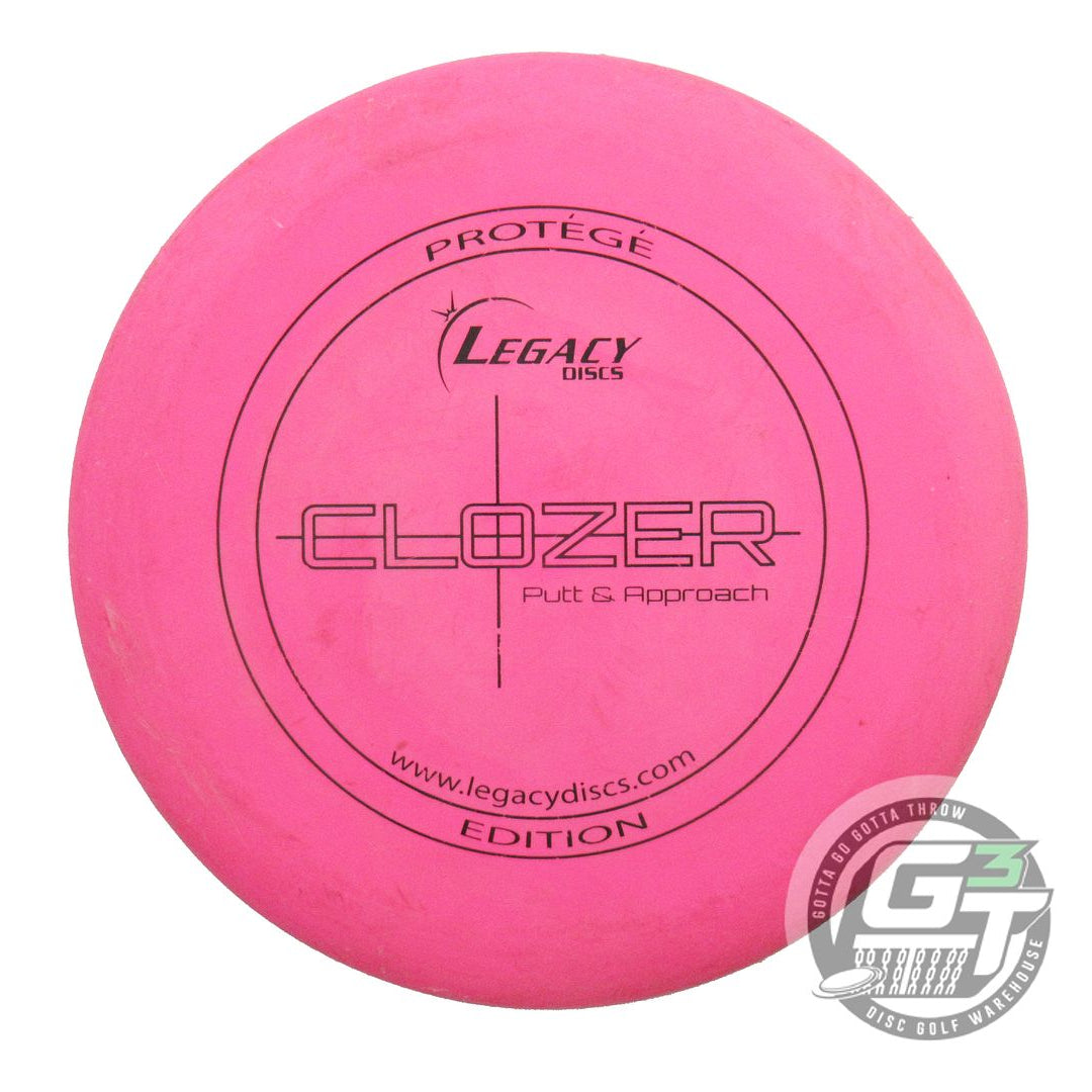 USED Legacy Discs Protege Clozer 173g Pink Black Stamp Putter Golf Disc