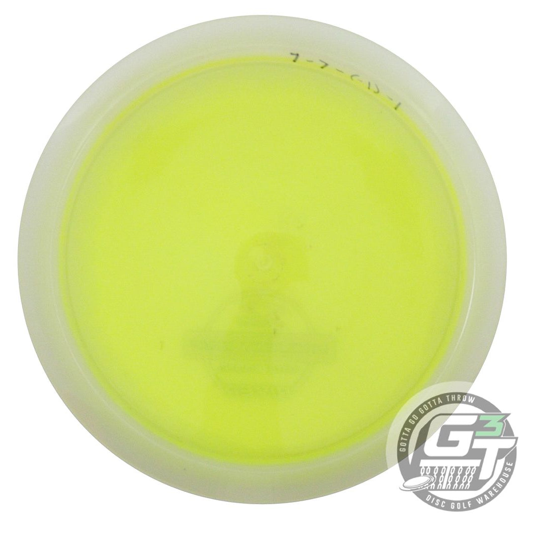 USED Latitude 64 Project Grip River 174g Yellow Teal Foil Fairway Driver Disc
