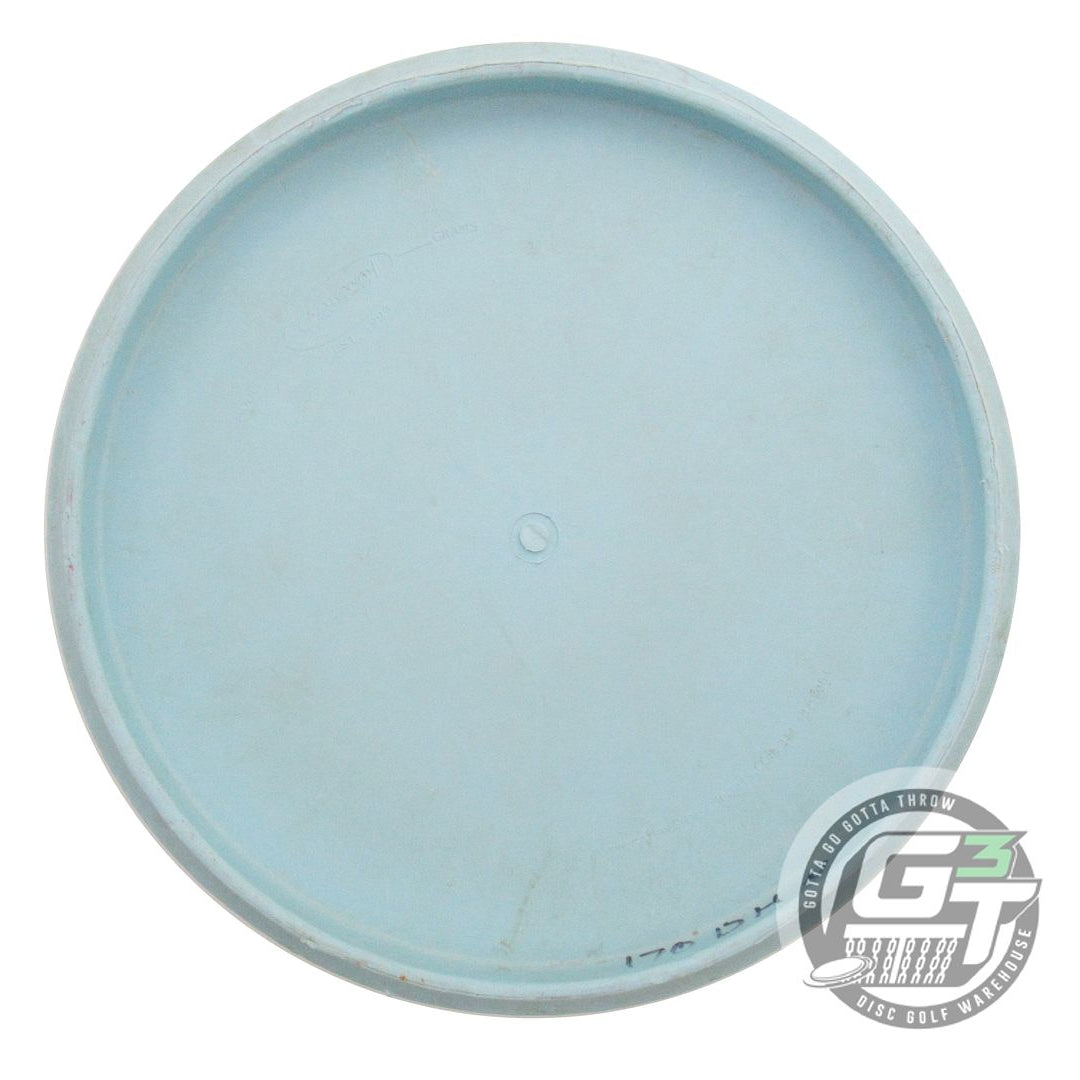 USED Gateway Nylon Rubber Alloy Devil Hawk 170g Sky Blue Flag Foil Putter Disc