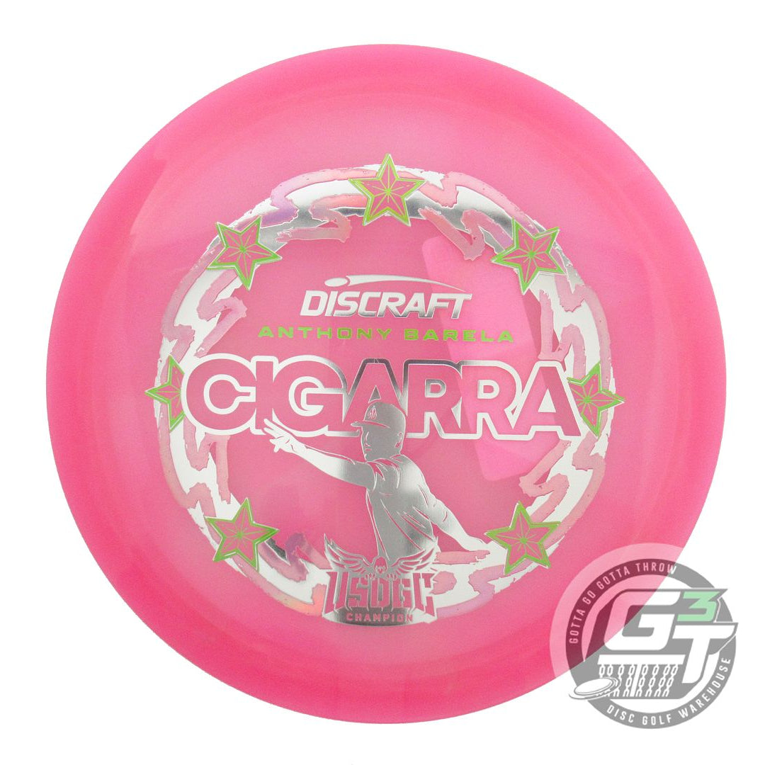 Discraft Limited Edition Victory Edition 2025 USDGC Champion Anthony Barela Swirl Elite Z Cigarra Fairway Driver Golf Disc (Individually Listed)