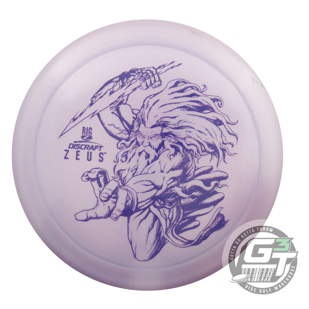 USED Discraft Big Z Zeus 174g Lilac Purple Stamp Distance Driver Golf Disc