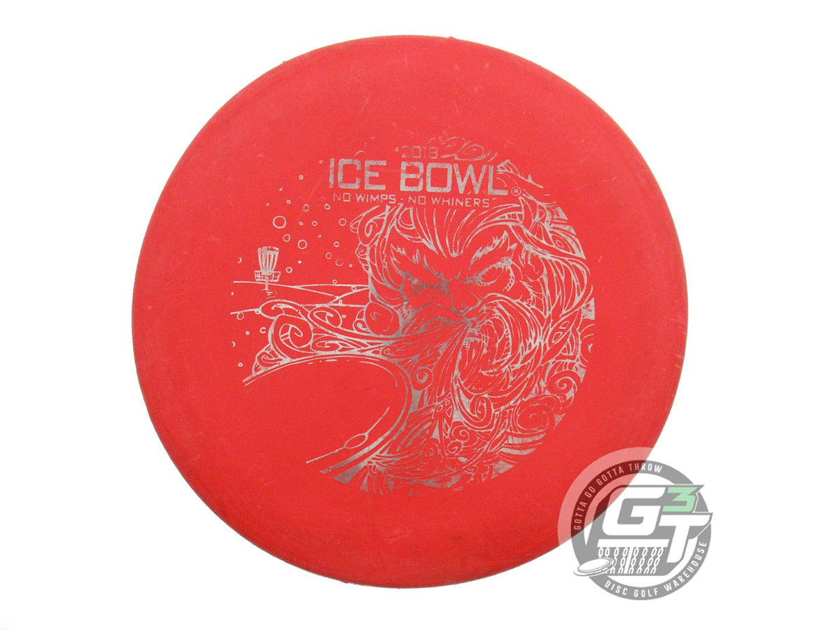 USED Dynamic Discs Classic Soft Judge 175g Red Silver Foil ICE BOWL Putter Disc
