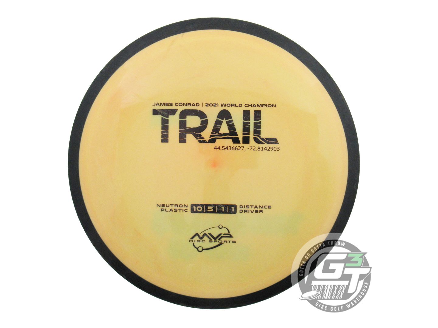 USED MVP Disc Sports Classic Neutron Trail 169g Marigold Distance Driver Disc