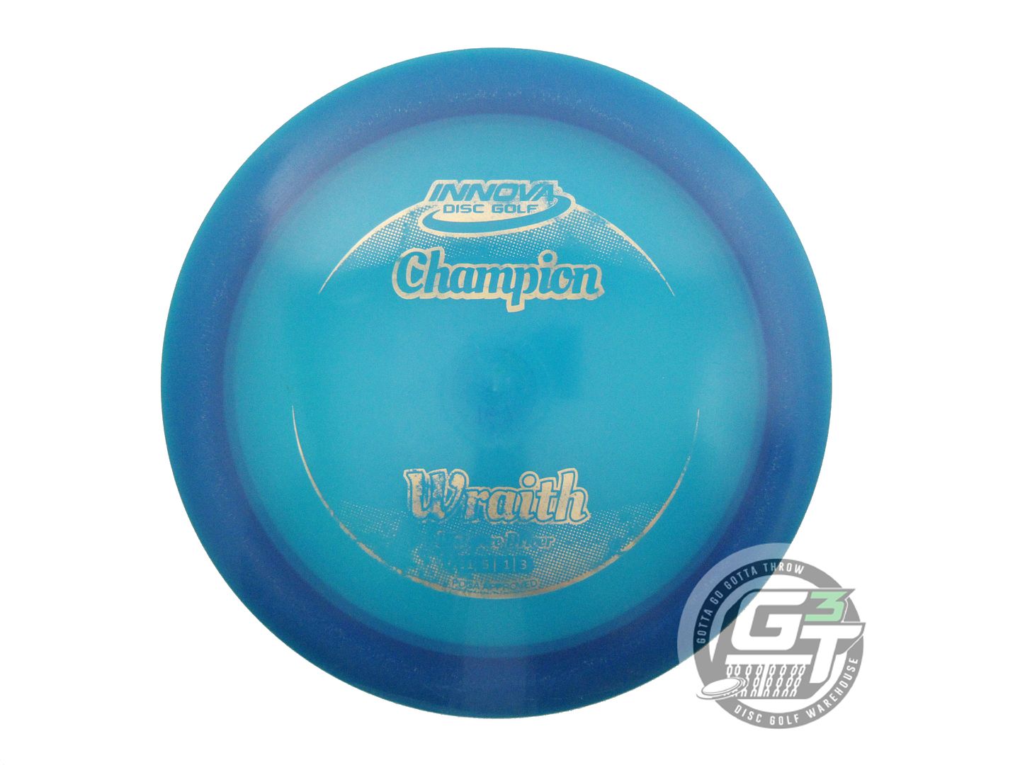 USED Innova Champion Wraith 167g Blue Gold Foil Distance Driver Golf Disc