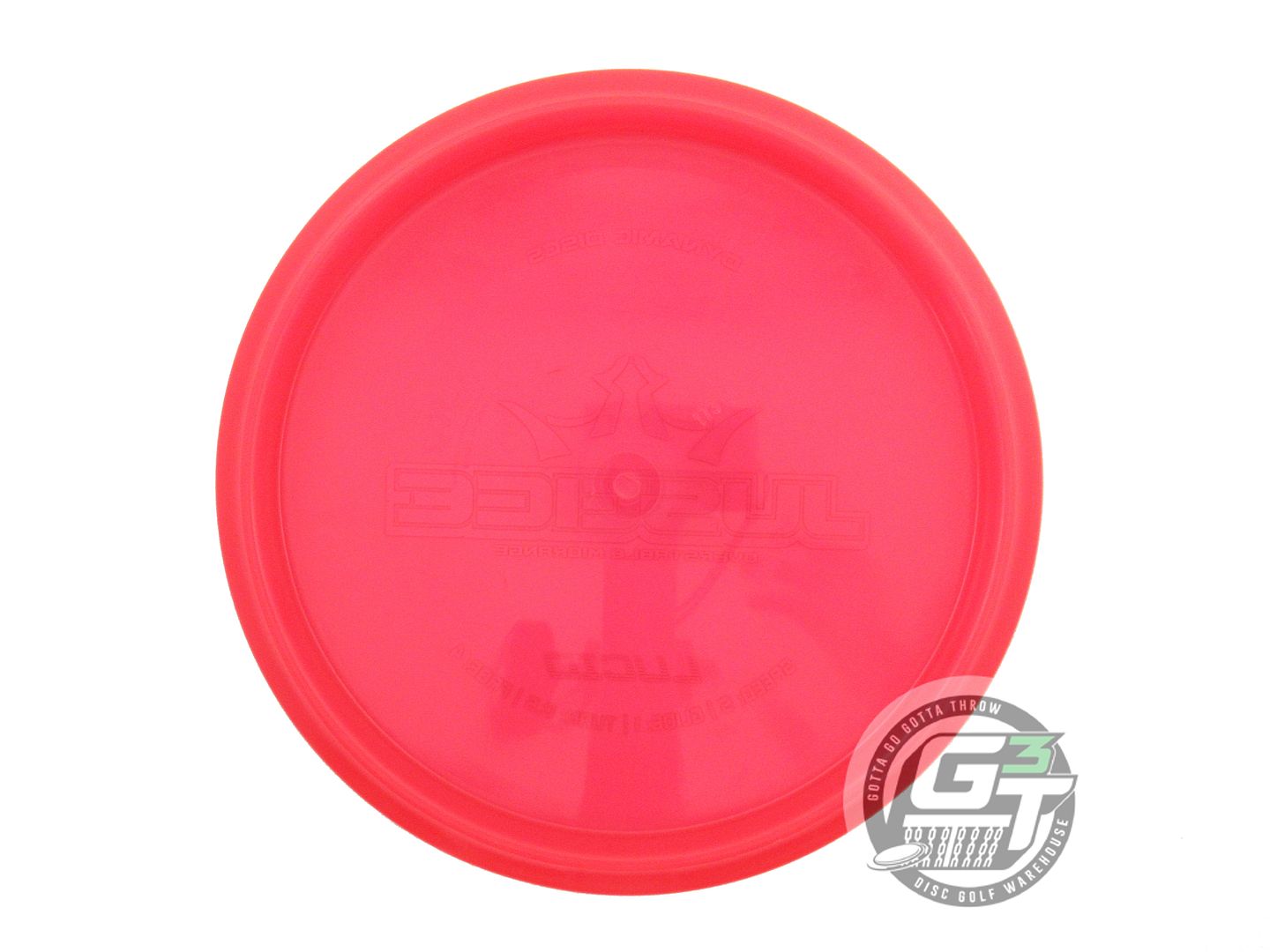 USED Dynamic Discs Lucid Justice 173g Red Blue Foil Midrange Golf Disc