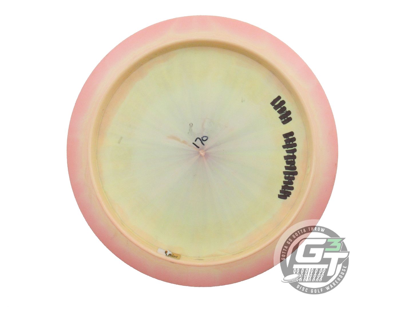 USED Discraft ESP Scorch 170g Pink-Yellow Flag Foil Distance Driver Golf Disc