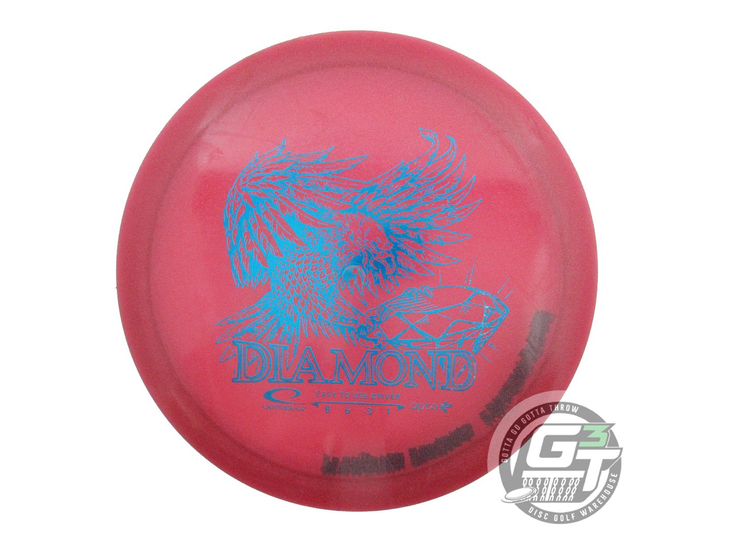 USED Latitude 64 Opto AIR Diamond 146g Magenta Blue Foil Fairway Driver Disc