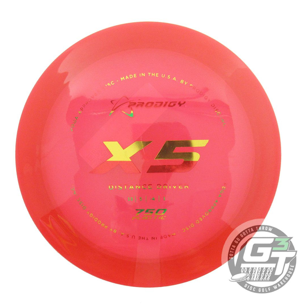 Prodigy 750 Series X5 Distance Driver Golf Disc (Individually Listed)