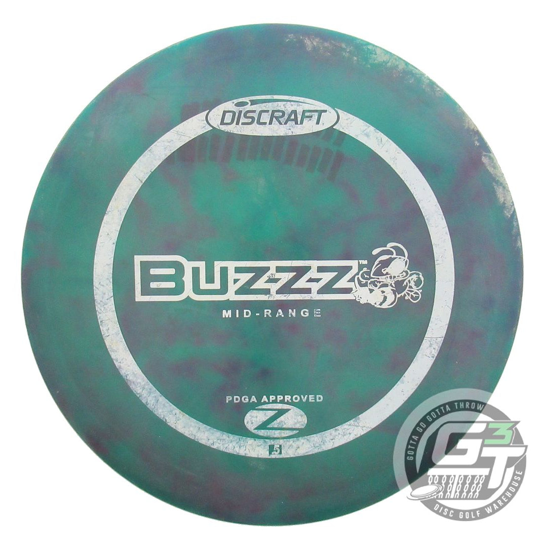 USED Discraft Z Buzzz 180g Green HOME DYED Midrange Golf Disc