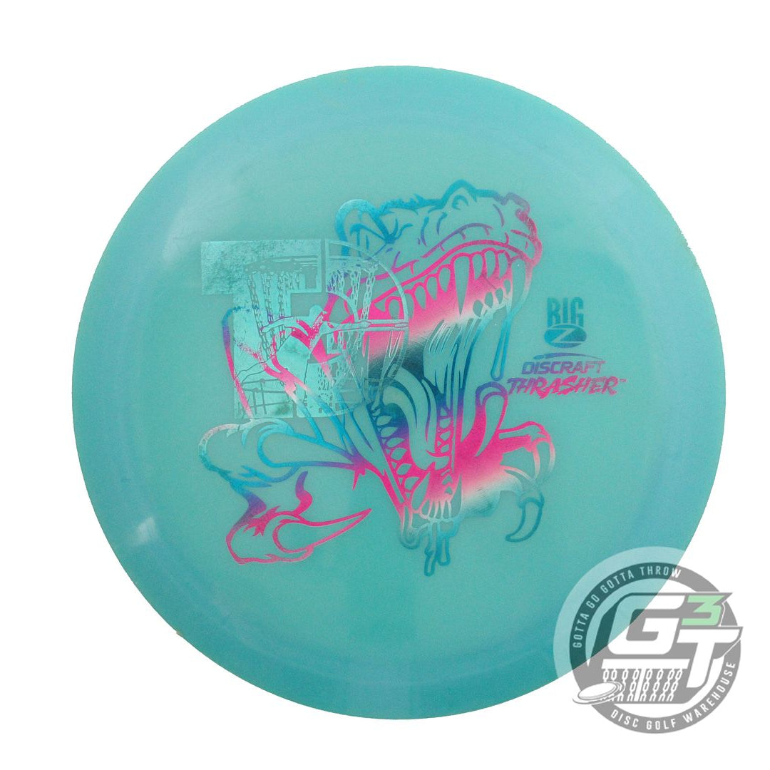 USED Discraft X-OUT Big Z Thrasher 175g Teal Distance Driver Golf Disc