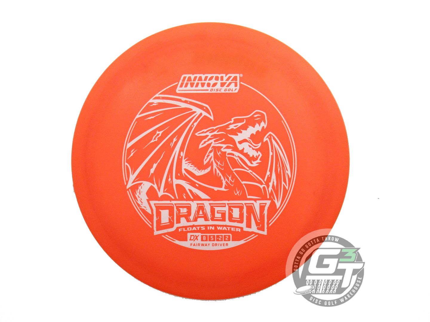 USED Innova DX Dragon 161g Orange White Stamp Distance Driver Golf Disc