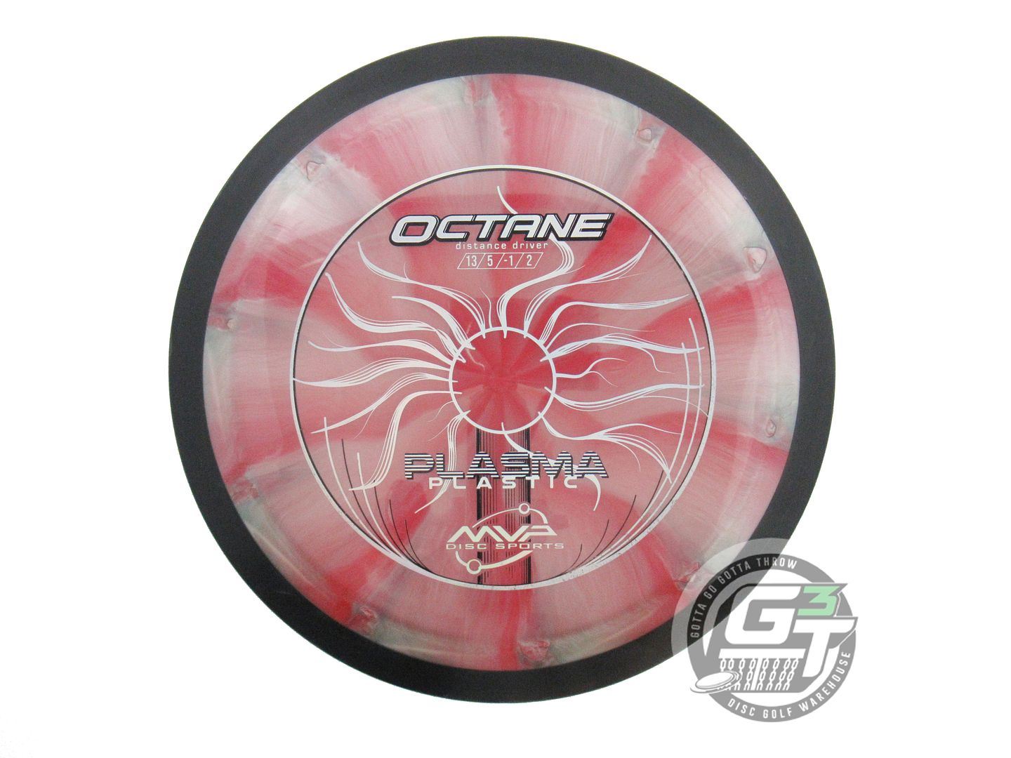 USED MVP Disc Sports Plasma Octane 175g Red-Gray Distance Driver Golf Disc