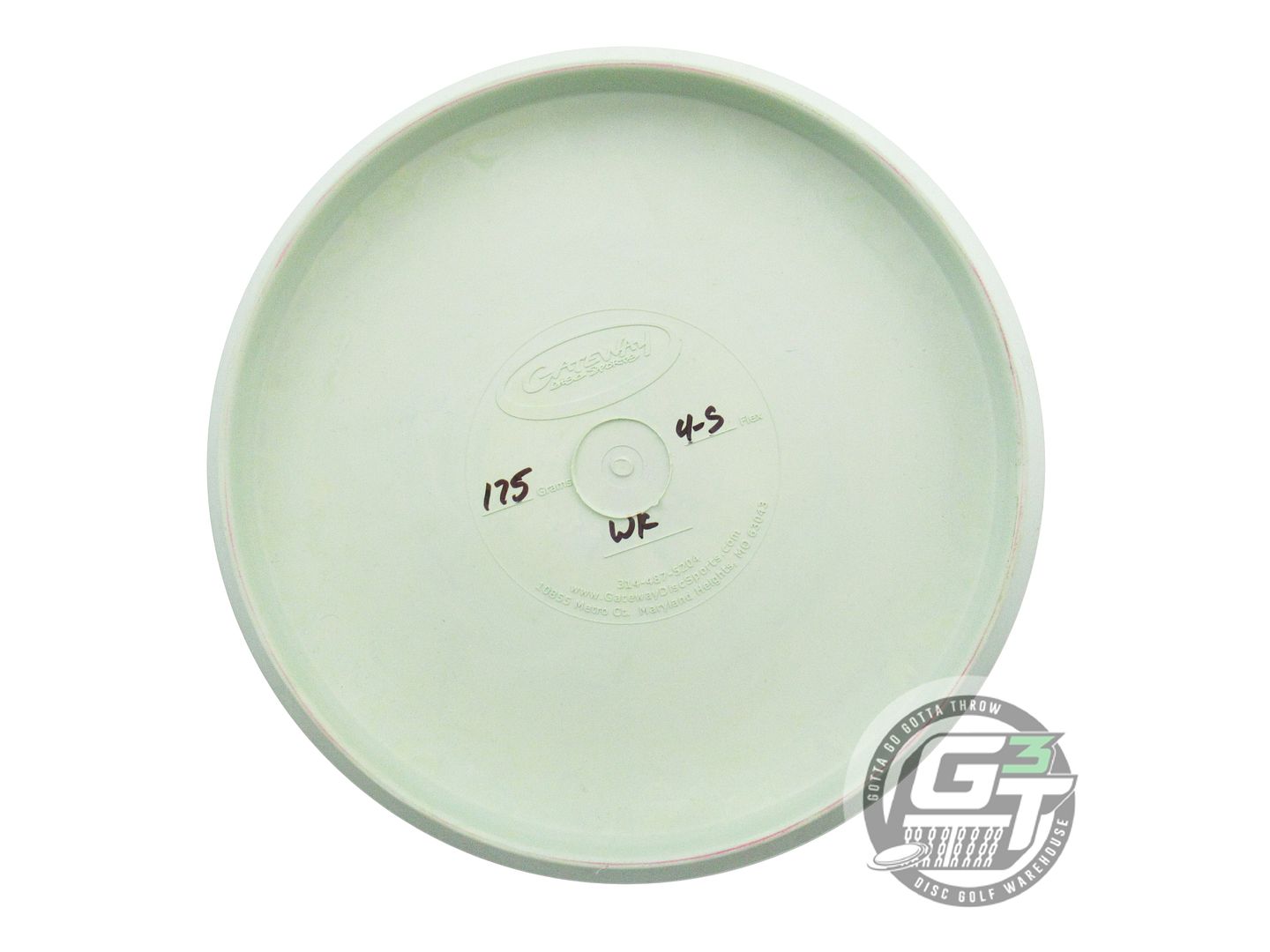 USED Gateway 4S Warlock 175g Mint Blue Foil Putter Golf Disc